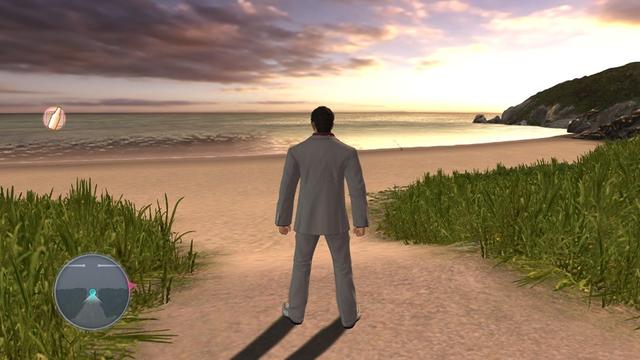 Yakuza 3 sunset beach screenshot

Man