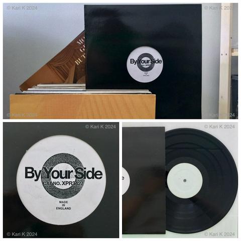 VinylRecordDay teemapäivän kunniaksi kolme valokuvaa yhdestä levykokoelmani vinyyliäänilevystä. DJ käyttöön tehty ennakkojulkaisuversio Sade - By You Side kappaleen Ben Watt Lazy Dog Remixistä vuodelta 2000.