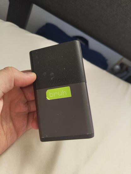 Side of power bank, showing full unit