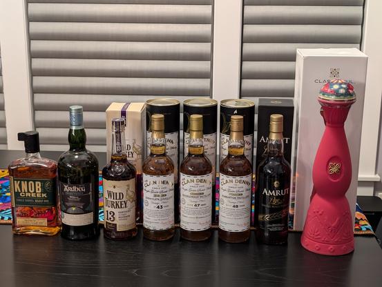 Miscellaneous bottles as described in the post.