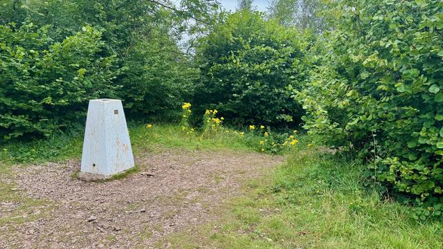 Arnside trig point.