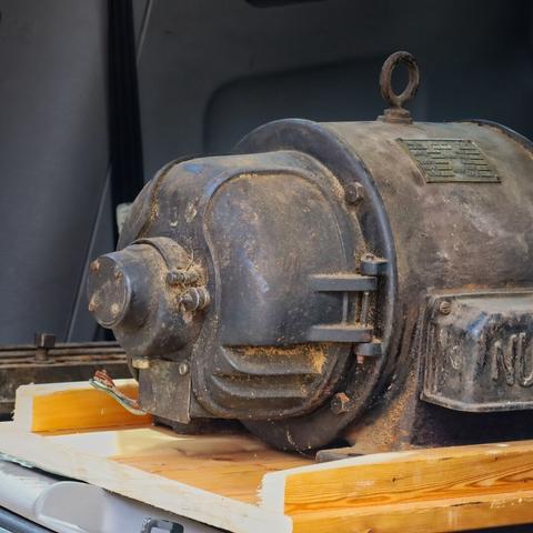 N&amp;K Elektromotor / electric motor from 1925 - side view