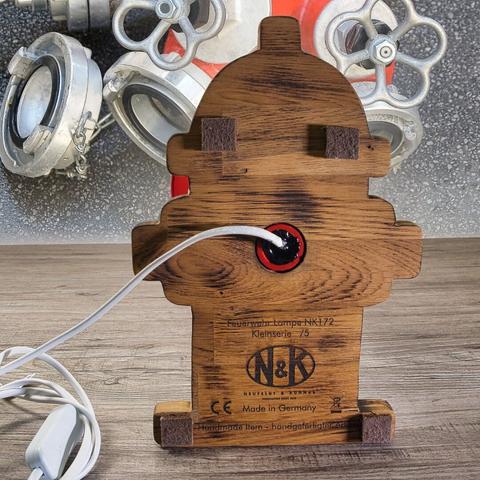 table lamp made from a old fire hose nozzle - socket