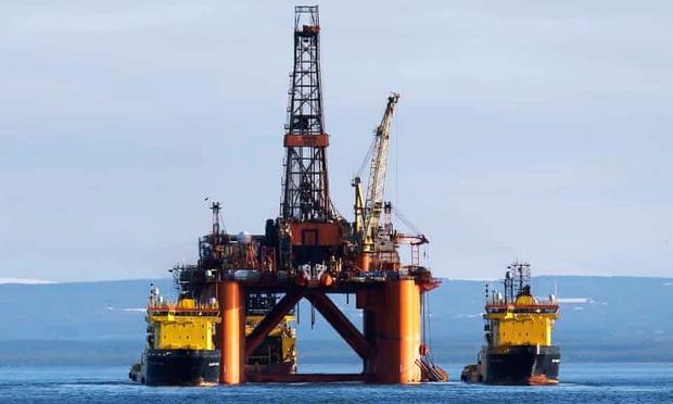 An oil rig near Invergordon off the Highlands of Scotland. BP hopes the deal with Nasa will advance plans to drill for oil and gas.