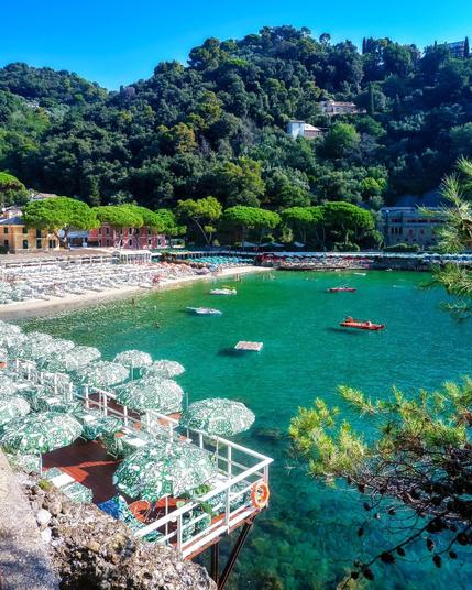 Paraggi a Santa Margherita Ligure, Tigullio, Liguria, Italia