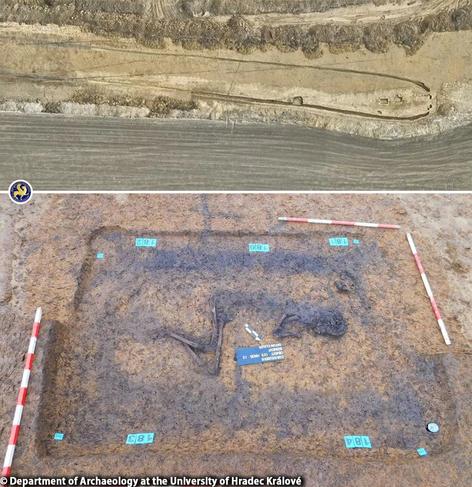 Archaeologists discover 5,300-year-old burial mound, Europe’s longest, in Czechia

During a recent highway construction project in Czechia, archaeologists have unearthed one of the largest prehistoric burial mounds in Europe. 

The initial clue was an “elongated trapezoidal gutter,” a typical feature of long barrows—ancient burial mounds dating back to the Eneolithic period, specifically the Funnel-Beaker culture, between 3800 and 3350 BCE. Further excavation revealed the full extent of the mound: an enormous structure measuring approximately 620 feet (about 190 meters) in length and 50 feet (15 meters) at its widest point. This discovery places it among the longest prehistoric mounds in Central Europe...
