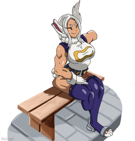 Mirko sitting on a bench and smiling