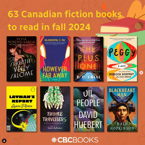 63 Canadian fiction books to read in fall 2024, featuring Thyme Travellers.