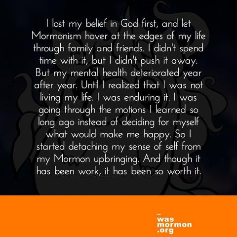 This is a spotlight on a profile shared at wasmormon.org. These are just the highlights, so please find the full story at https://wasmormon.org/profile/the-last-tapircorn/. There are stories of Mormon faith journeys contributed by hundreds of users like you. Come check them out and consider sharing your own story at wasmormon.org!