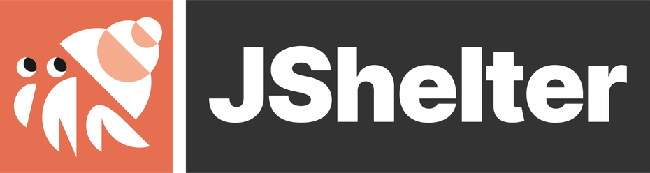 Image shows JShelter logo (a hermit crab with the word "JShelter")