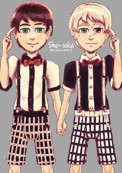 The Two Francis(es) - 2024 edition
[Holding hands while their other hands are placed on the side of their heads in a thinking position]

Left: York | Right: Zach