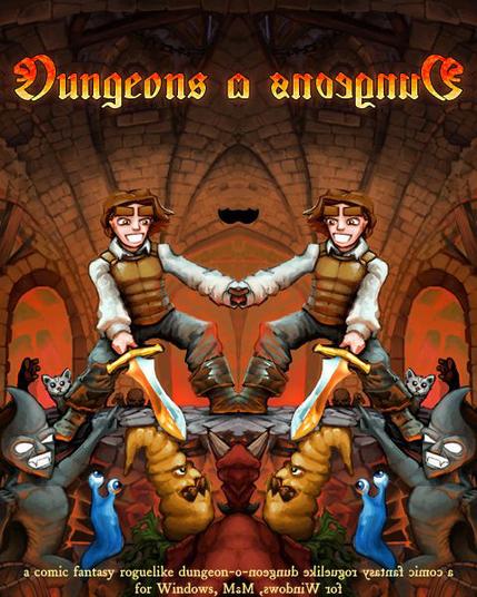 Dungeons of Dredmor - Cover mirrored left
