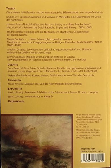 Backcover von WerkstattGeschichte 66/67 mit Inhaltsverzeichnis