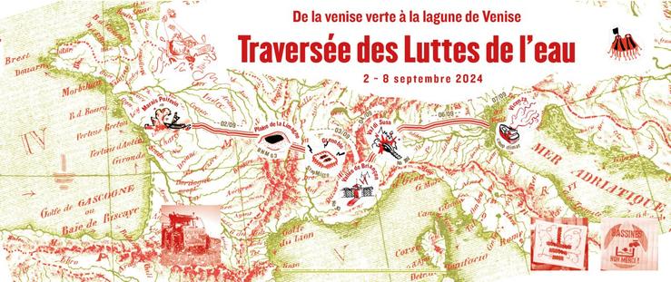 Plan de la traversée des luttes de l’eau