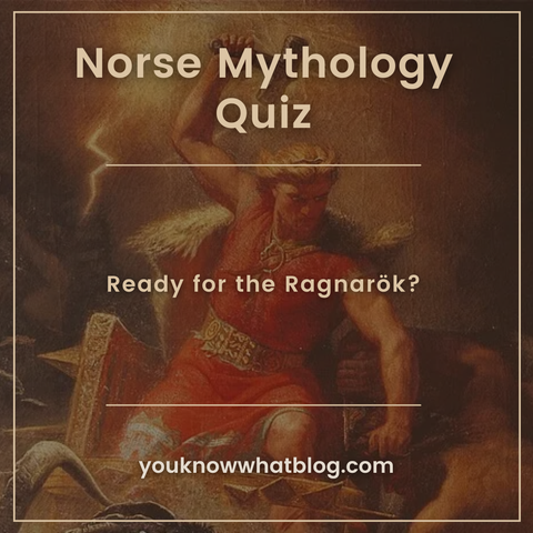 Norse Mythology Quiz promotion post by youknnowwhatblog