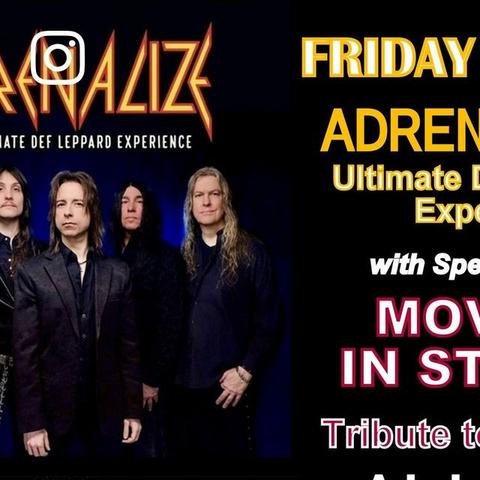 concert poster
adrenalize and moving in stero