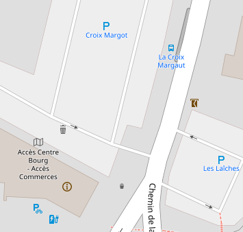 ...mais pas avec le "layer standard" ni aucun autre.
