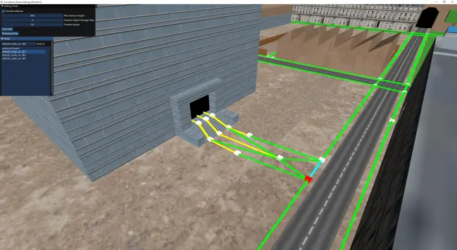 The editor for scripting the little people's path in Surveillance Sphere