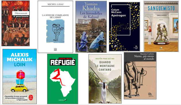 lectures estivales
#Dürrenmatt, #Layaz, #Khadra, #McCann, #Michalik, #Mbolela, #NguyễnPhan, #Carlotto, #Wiener