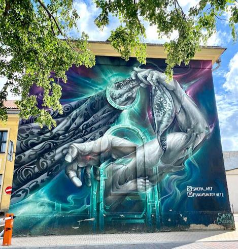 "Dream" by Edvardas Šeputis-Shepa & Tadas Vincaitis-Plūgas in Klaipėda, Lithuania 
📷 Małgorzata Drążek