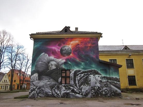 "Dream" by Edvardas Šeputis-Shepa & Tadas Vincaitis-Plūgas in Klaipėda, Lithuania 
📷 Rutela Rutela