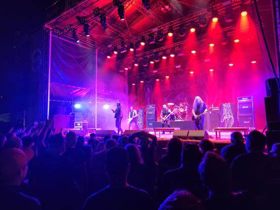 Primordial auf der Bühne am NOAF