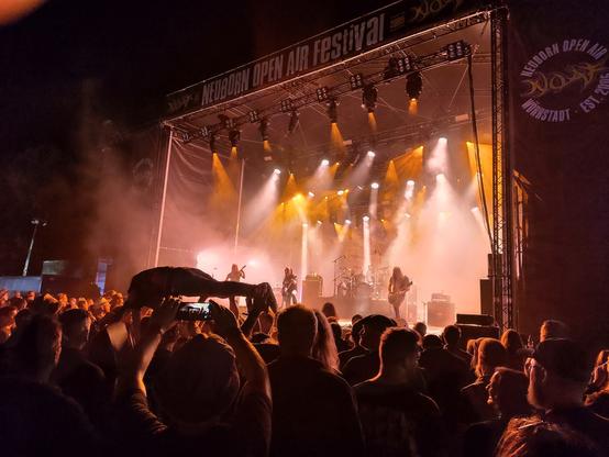 Carcass auf der Bühne am NOAF