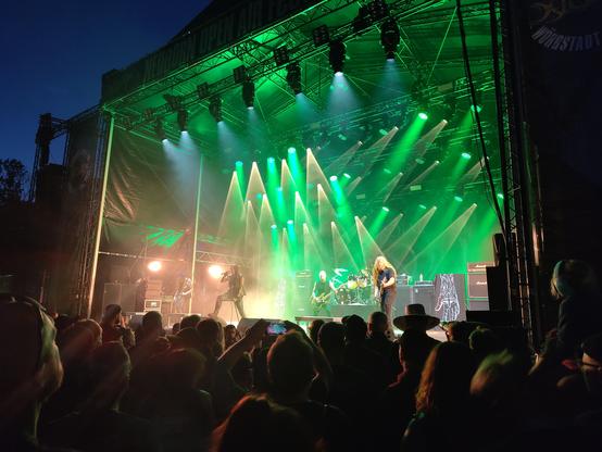 Primordial auf der Bühne am NOAF