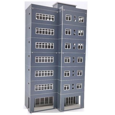 1:87 HO Scale Buildings Train Railway Modern Tall Business Office Kit Model 25cm