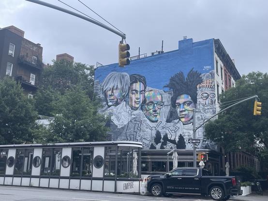 Mount Rushmore of Art by Eduardo Kobra