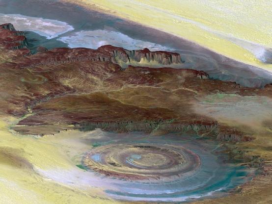 Le mystérieux œil du Sahara