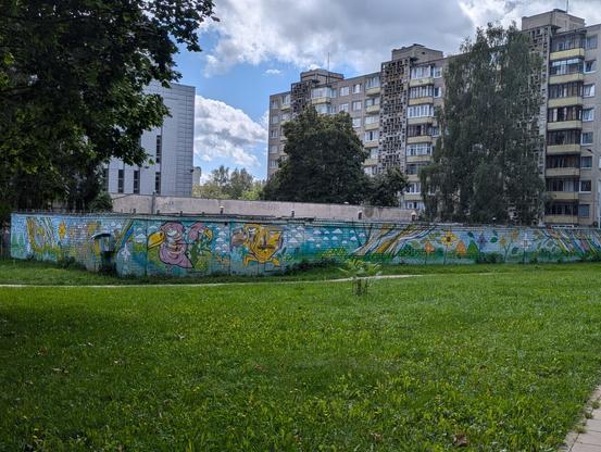 Artwork by Funkie Freshie & Benas in Vilnius, Lithuania