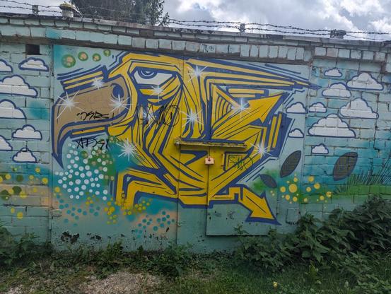 Artwork by Funkie Freshie & Benas in Vilnius, Lithuania