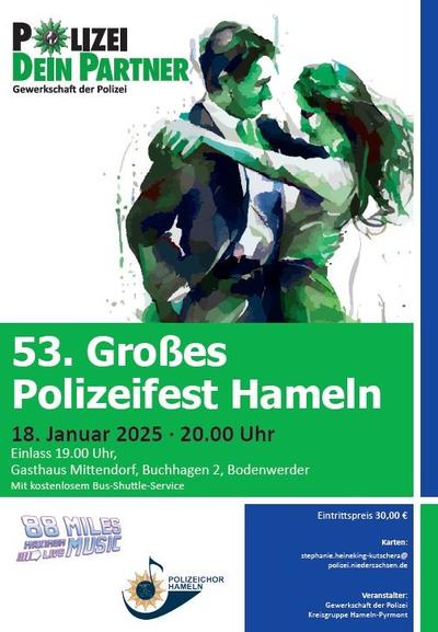 Plakat Polizeiball 2025