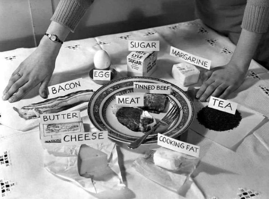 WWII weekly rations
