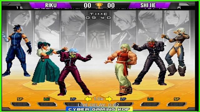 KOF 2002UM - 🇯🇵RIKU(リク)   VS   🇭🇰SHI JIE(世界) FT10 - Hard Match 🔥