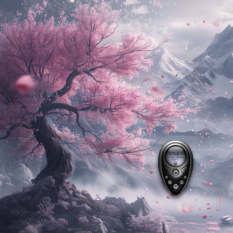 Audion on macOS 14.6 on a Wintersun Time II Wallpaper