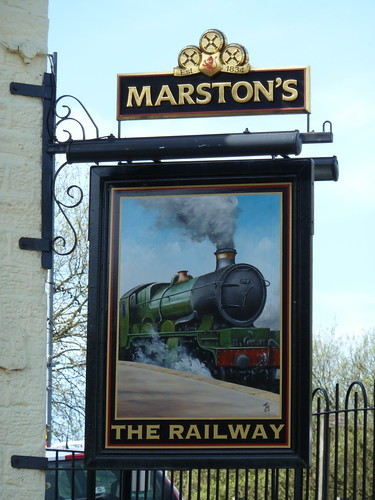 A photo titled "The Railway Inn Marsden", taken near Lock 42 East by touring_fishman on Flickr.