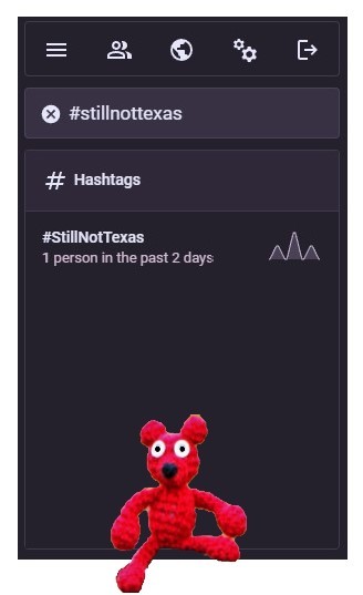 #IT's #StillNotTexas... The #MastodonMechaUnicorn says so, with #LittlePointyEars...