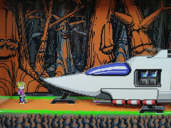 Commander Keen 4 Diorama -  Bean-with-Bacon Megarocket