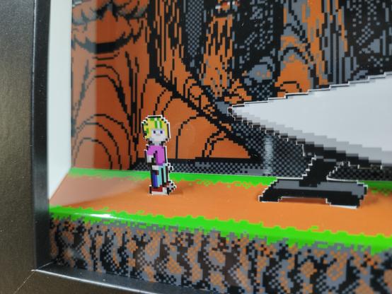 Commander Keen 4 Diorama -  Bean-with-Bacon Megarocket