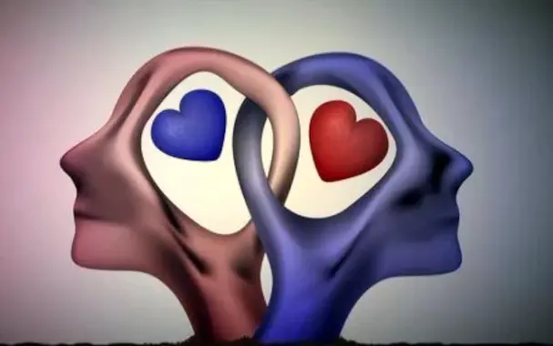 Amore uomo e donna stilizzato