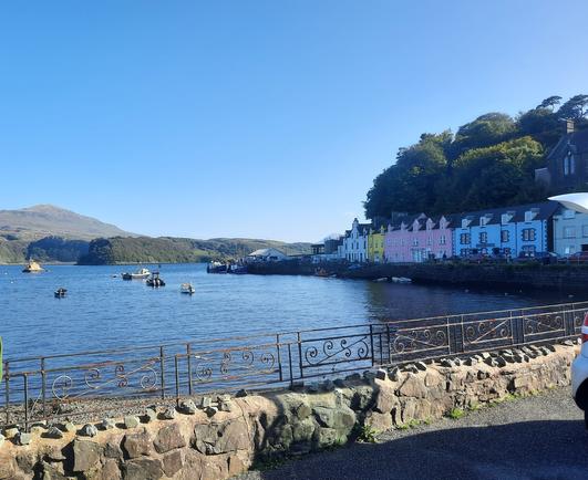 Part del port de Portree, illa de Skye