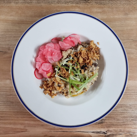 Das fertige Gericht auf einem Teller