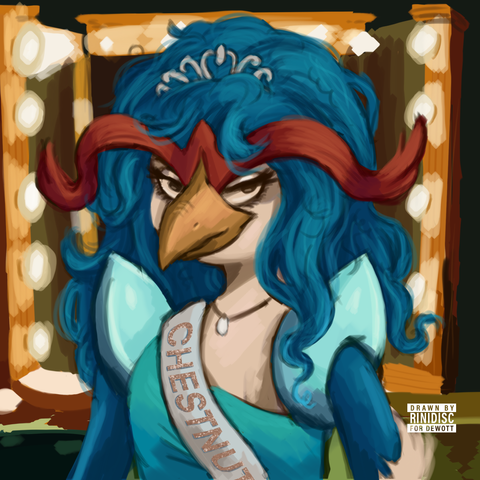 Quaquaval in the cover art for chappell roan's rise and fall of a midwest princess