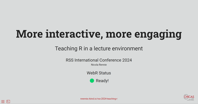 screenshot of slides