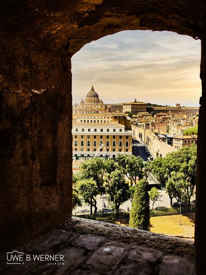 The view from Castel Sant'Angelo in Rome