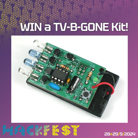 Win a tv-b-gone kit by buying a ticket