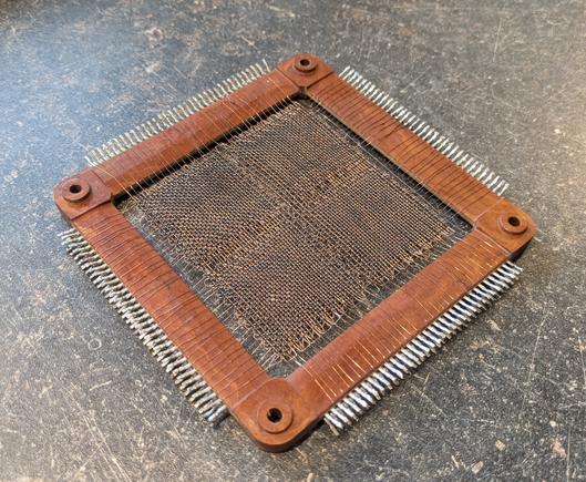 "Saratov-2" Ferrite Core Memory plate