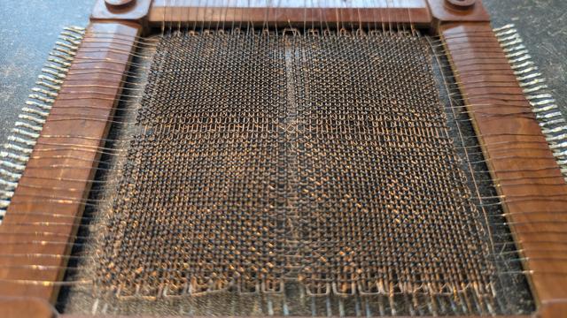 "Saratov-2" Ferrite Core Memory plate - other angle